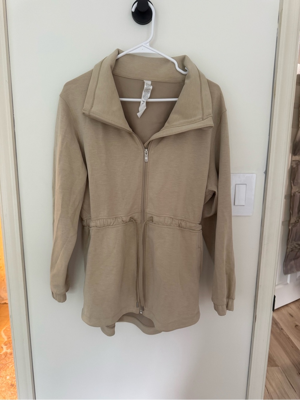 lululemon athletica Beige Zip-Up Jacket